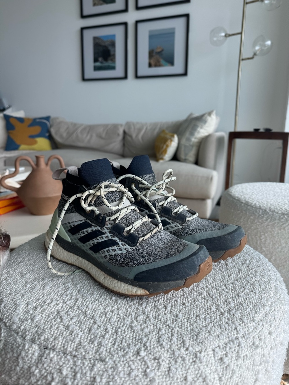 Adidas Women’s Blue/Gray Trail Sneakers